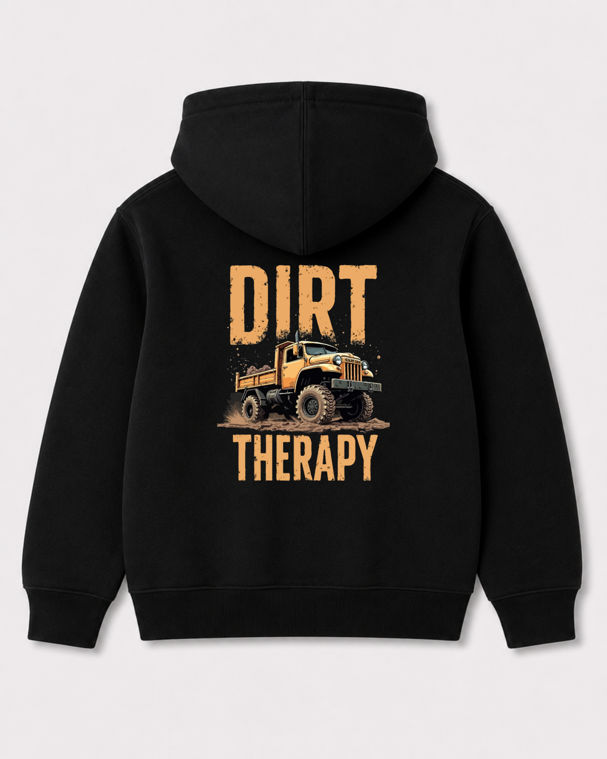 Black hoodie back 3032