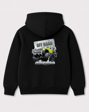 Black hoodie back 3038