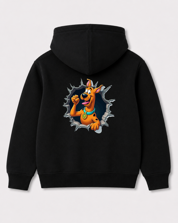 Black hoodie back 3040