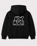 Black hoodie back 3044