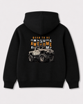 Black hoodie back 3047