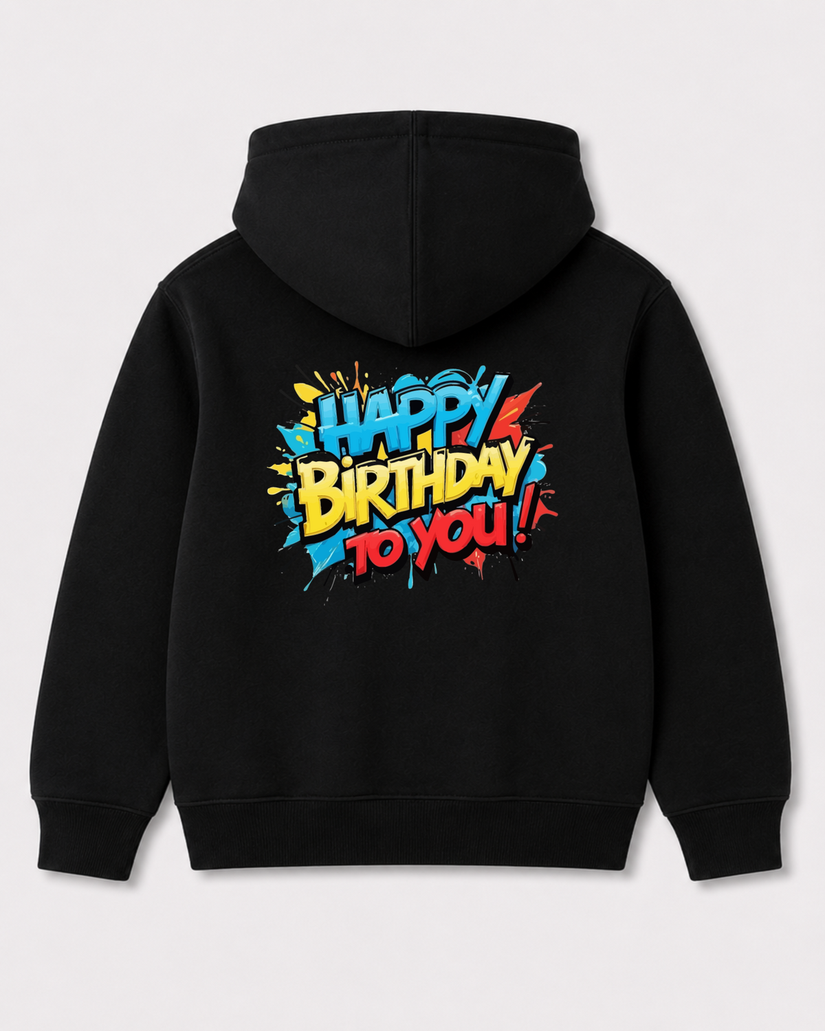 Black hoodie back 3050
