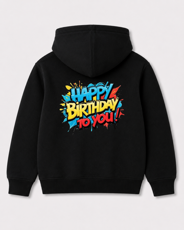 Black hoodie back 3050