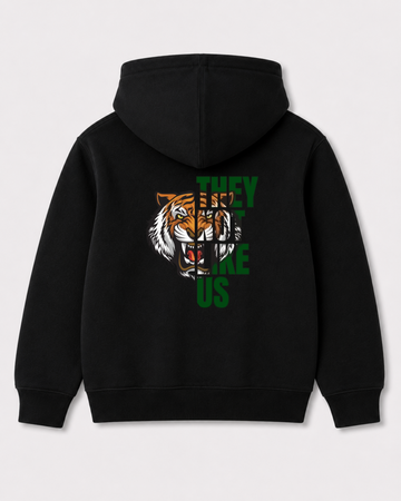 Black hoodie back 3054