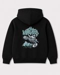 Black hoodie back 3055