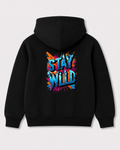 Black hoodie back 3058