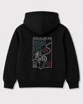 Black hoodie back 3059
