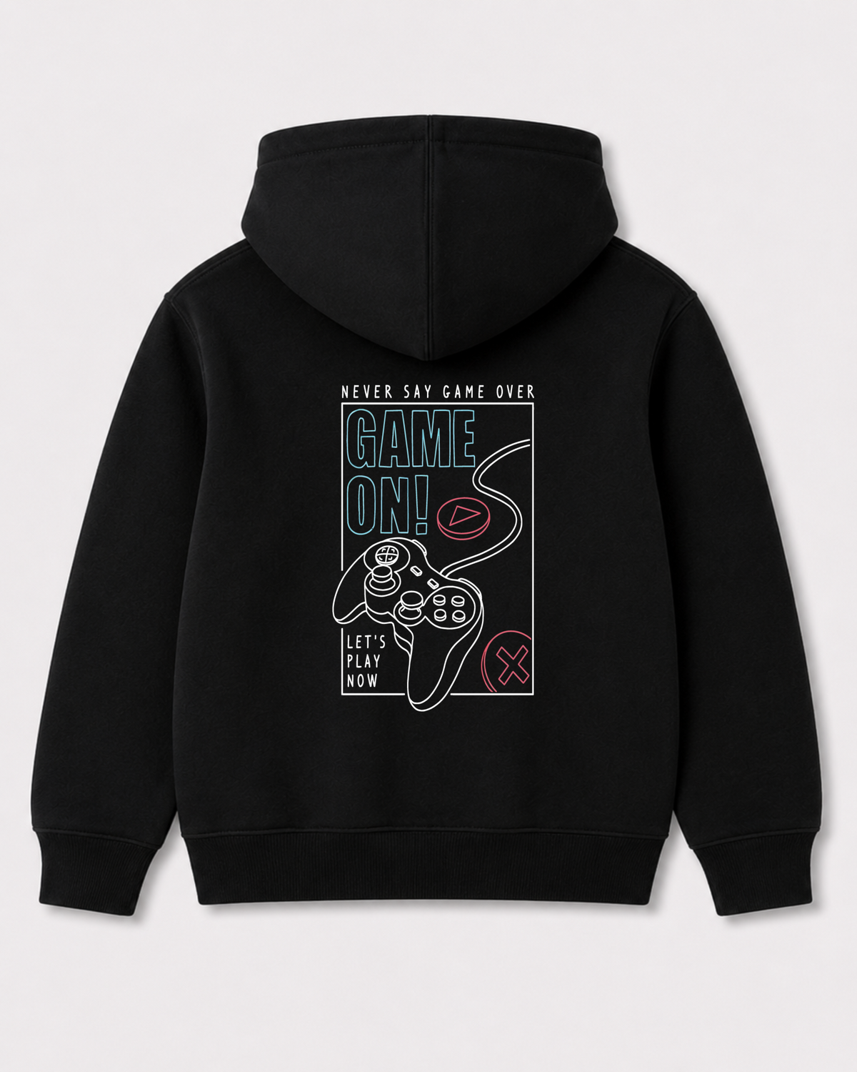 Black hoodie back 3059