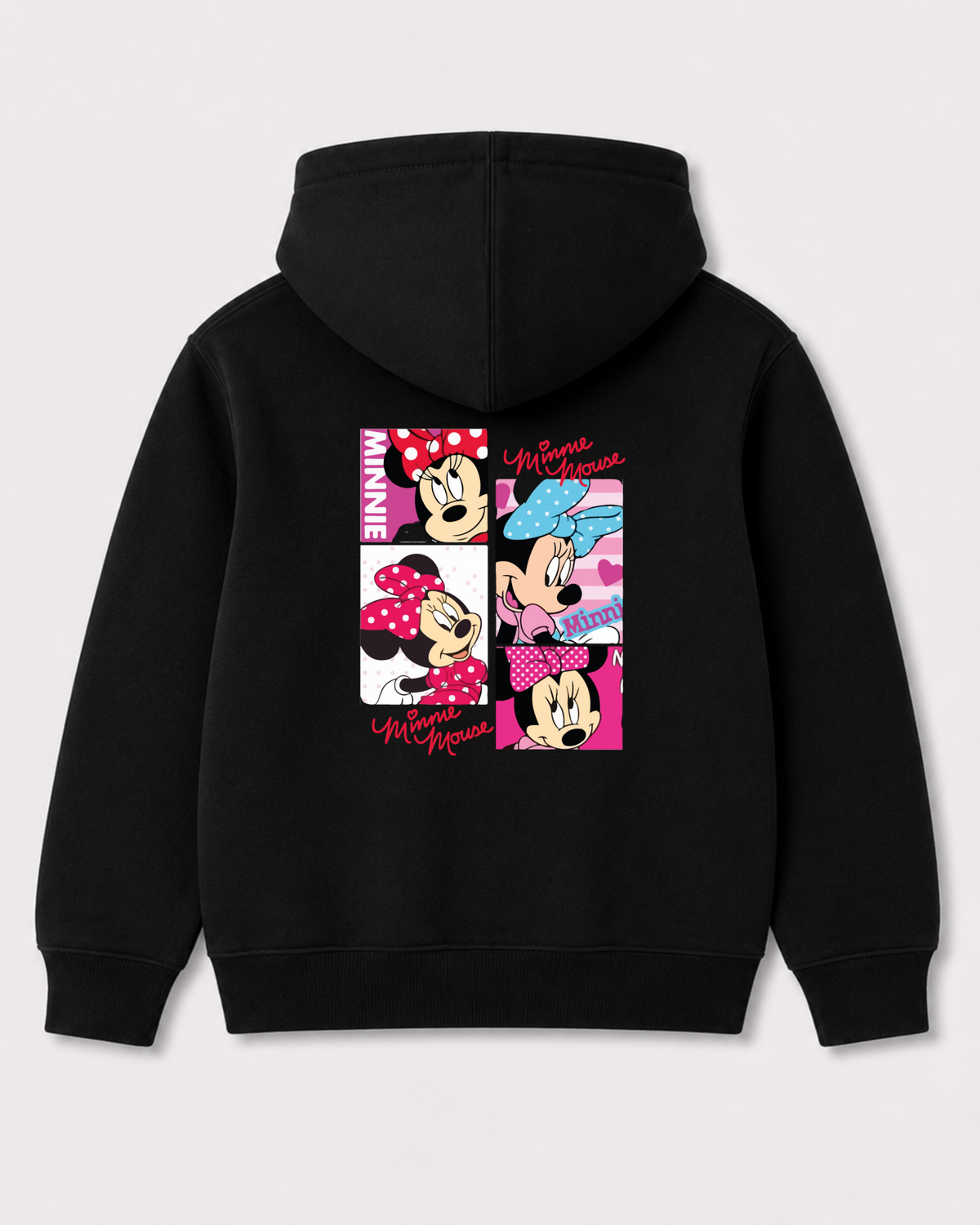 Black hoodie back 3061