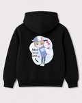 Black hoodie back 3063