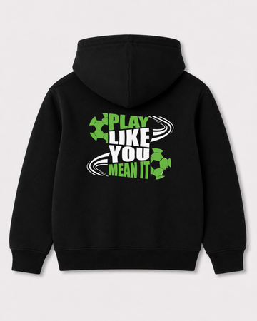 Black hoodie back 3066