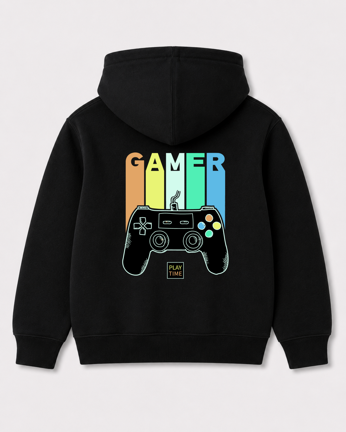 Black hoodie back 3070