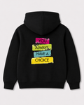 Black hoodie back 3079
