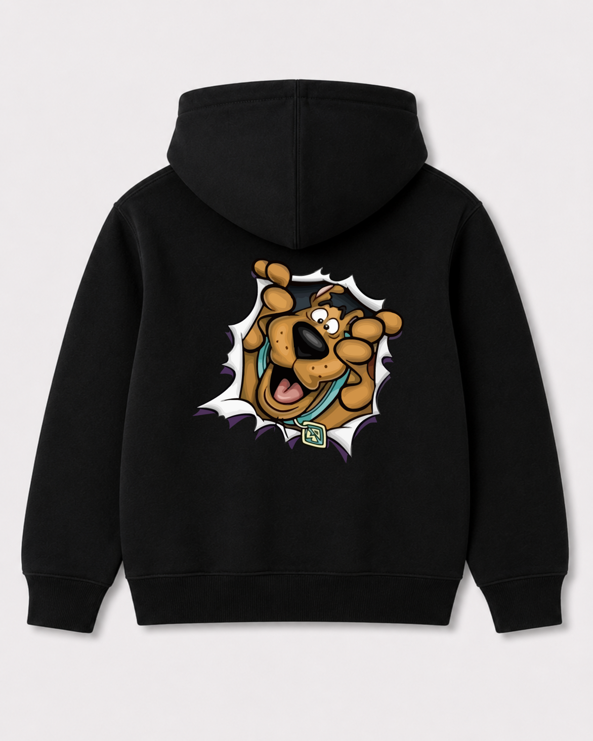 Black hoodie back 3080