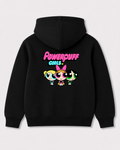 Black hoodie back 3085