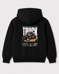 Black hoodie back 3089