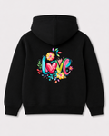 Black hoodie back 3091
