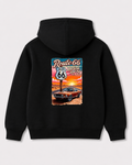 Black hoodie back 3092