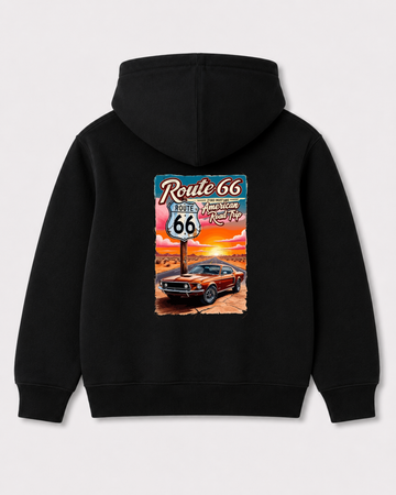 Black hoodie back 3092