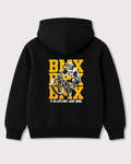 Black hoodie back 3099