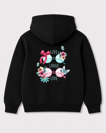 Black hoodie back 3106