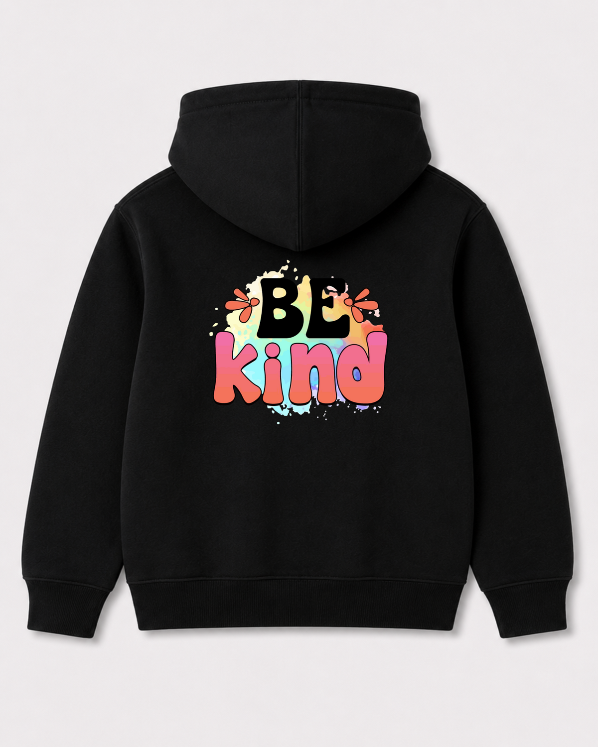 Black hoodie back 3108