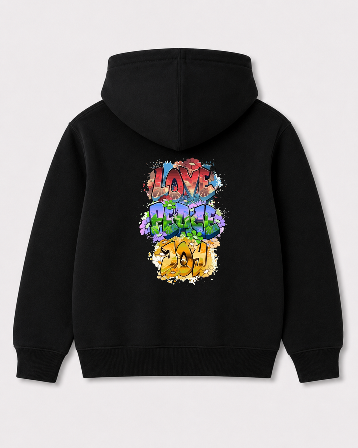 Black hoodie back 3131