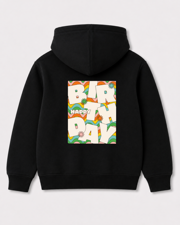 Black hoodie back 3136
