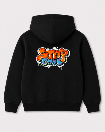 Black hoodie back 3138