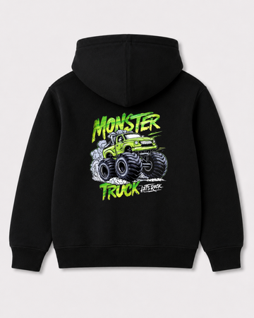 Black hoodie back 3139