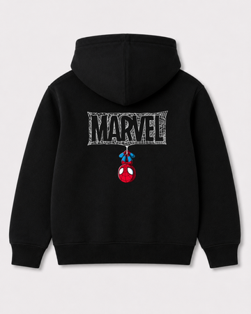 Black hoodie back 3148