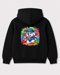 Black hoodie back 3154