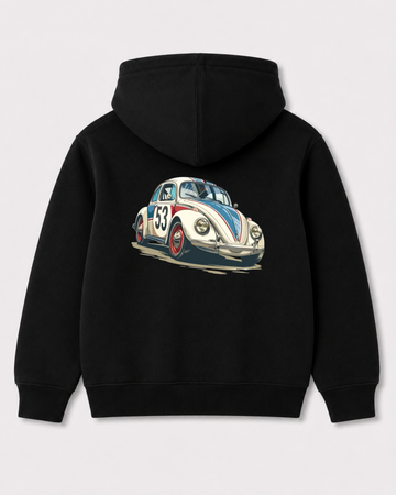 Black hoodie back 3155