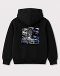 Black hoodie back 3159
