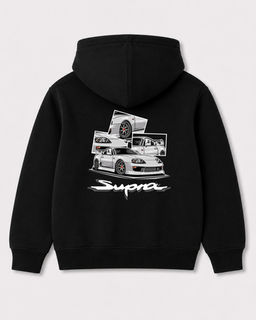 Black hoodie back 3162