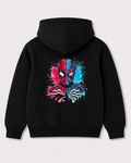 Black hoodie back 3165