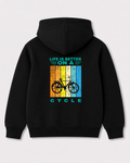 Black hoodie back 3167