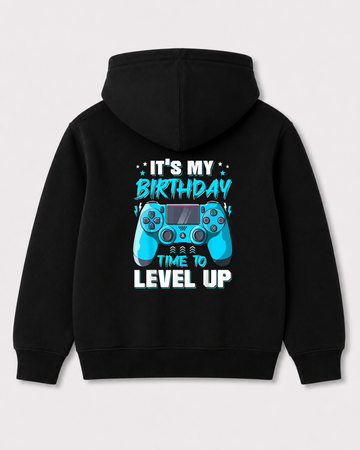 Black hoodie back 3177