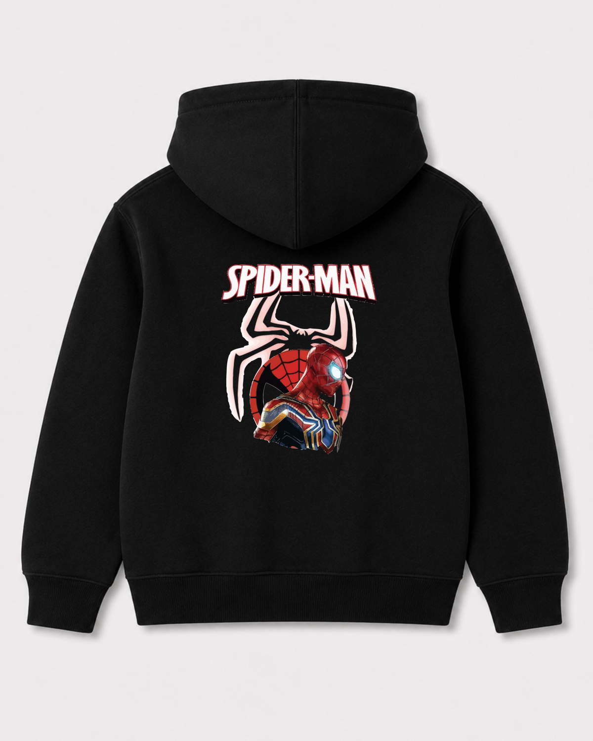 Black hoodie back 3186