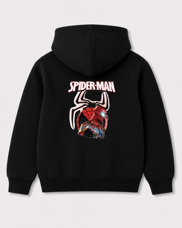 Black hoodie back 3186