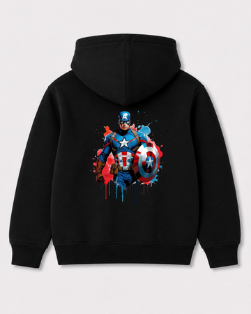 Black hoodie back 3210