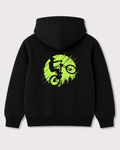 Black hoodie back 3214