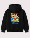 Black hoodie back 3223