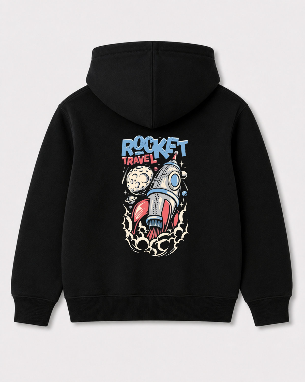 Black hoodie back 3239