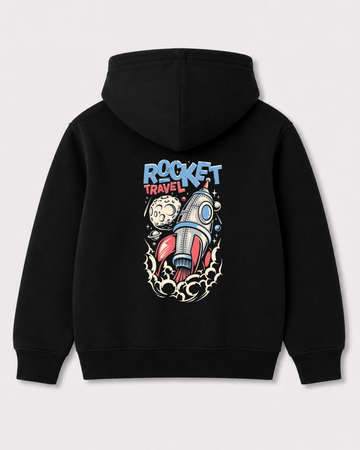 Black hoodie back 3239
