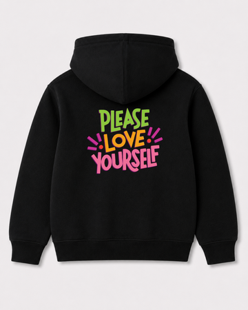 Black hoodie back 3246