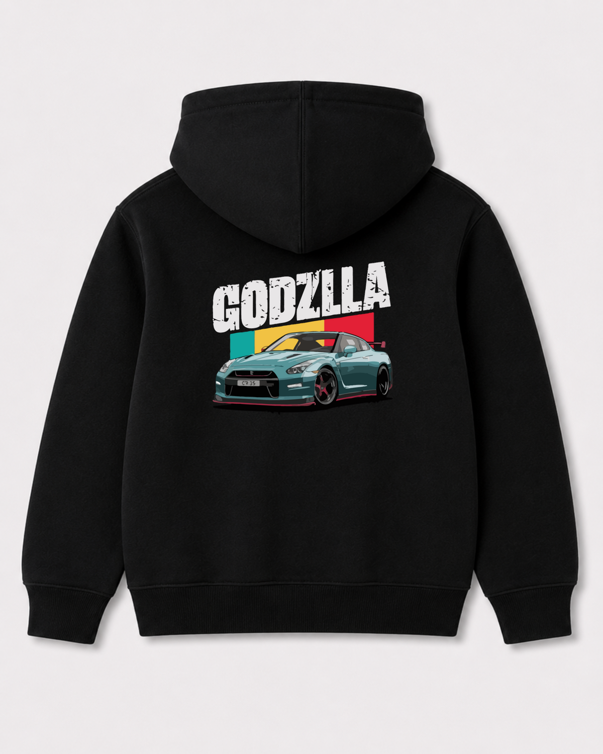 Black hoodie back 3247