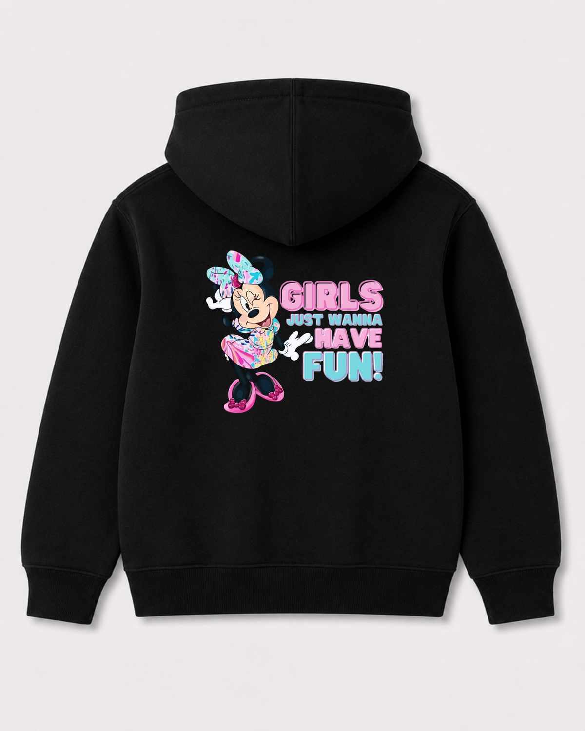 Black hoodie back 3252