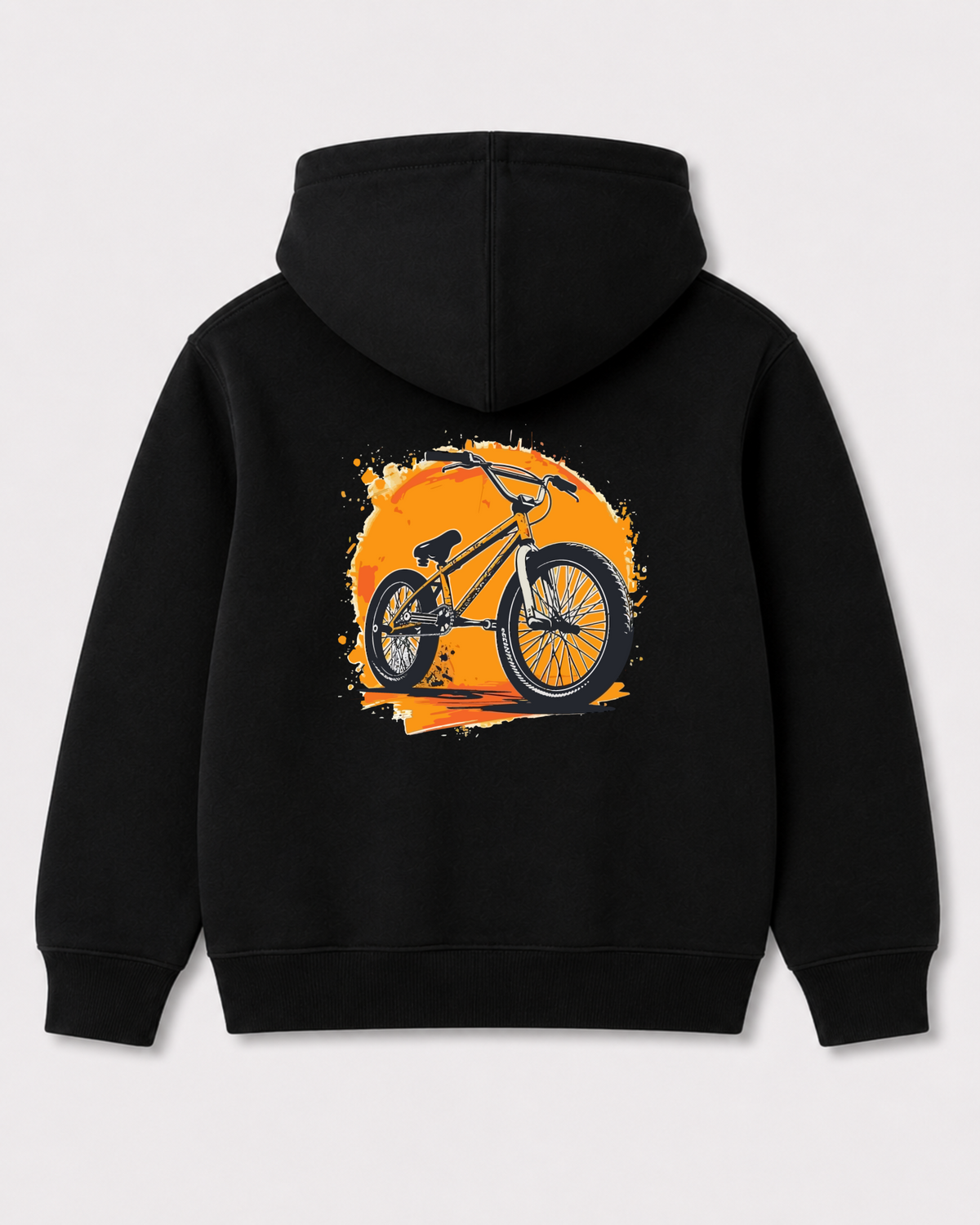 Black hoodie back 3263