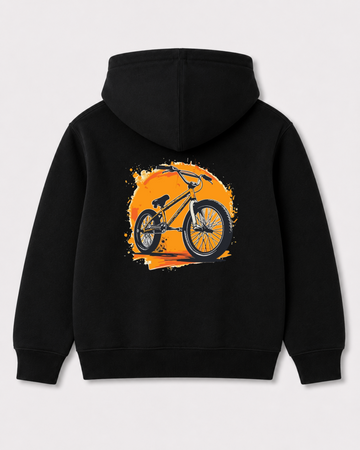 Black hoodie back 3263